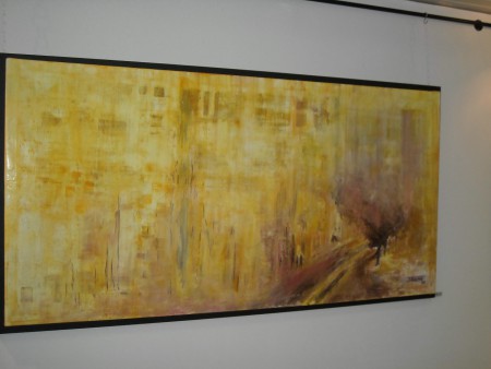 Oleo sobre tela 100 x 285 cm